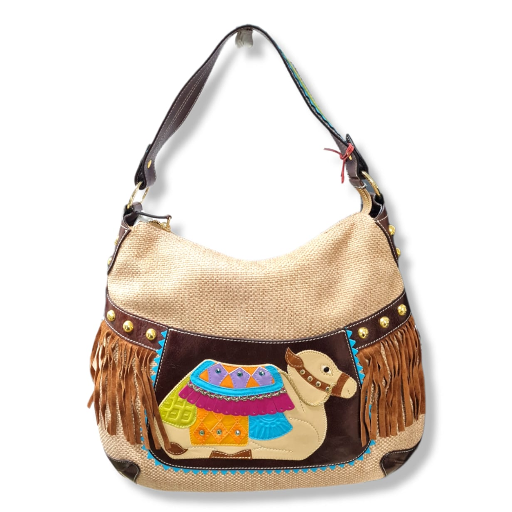 BRACCIALINI BORSA SAHARA IN PELLE B5570 BEIGE