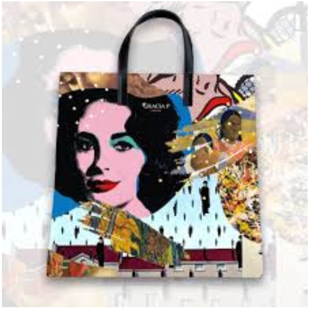 GRACIA P COLLECTION BORSA SHOPPER ART MIX 176