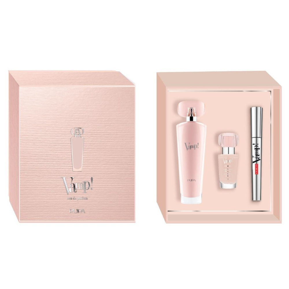 -PUPA VAMP PINK CONF. EDP 50ML + SMALTO + MASCARA