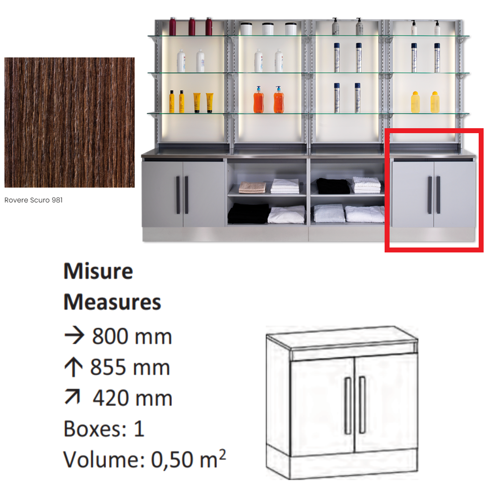 AGV GV DESIGN 425149 SERVIMOB DISPLAY B MOBILE DI SERVIZIO