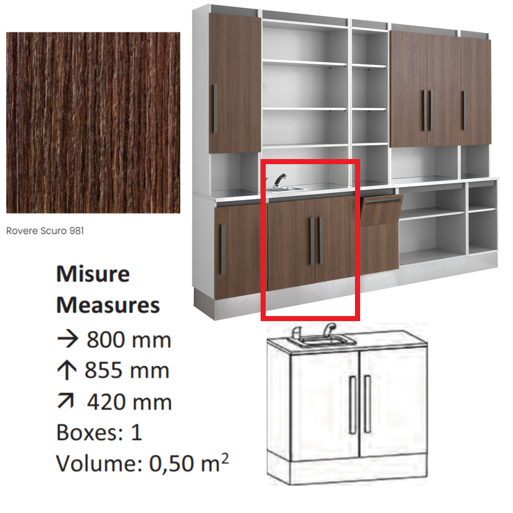 AGV GV DESIGN 425249 SERVIMOB DISPLAY C MOBILE DI SERVIZIO