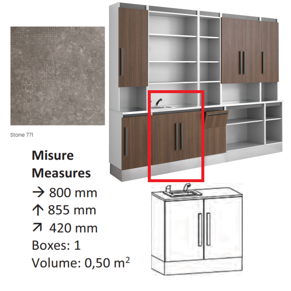 AGV GV DESIGN 425287 SERVIMOB DISPLAY C MOBILE DI SERVIZIO