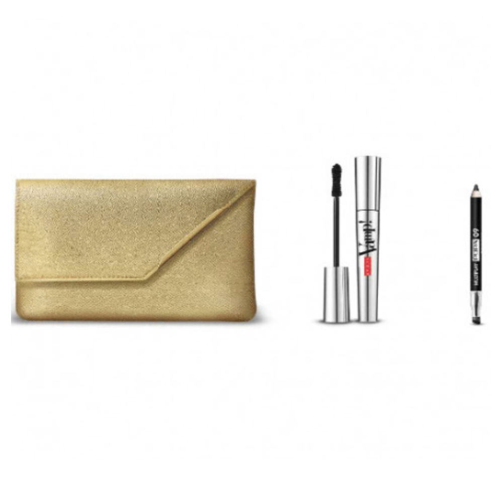 -PUPA CONF. POCHETTE+MASCARA VAMP+MATITA OCCHI TRIPLO USO