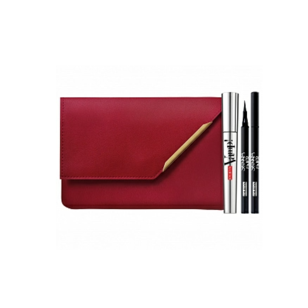 -PUPA CONF. POCHETTE+MASCARA VAMP+EYELINER ULTRA SLIM