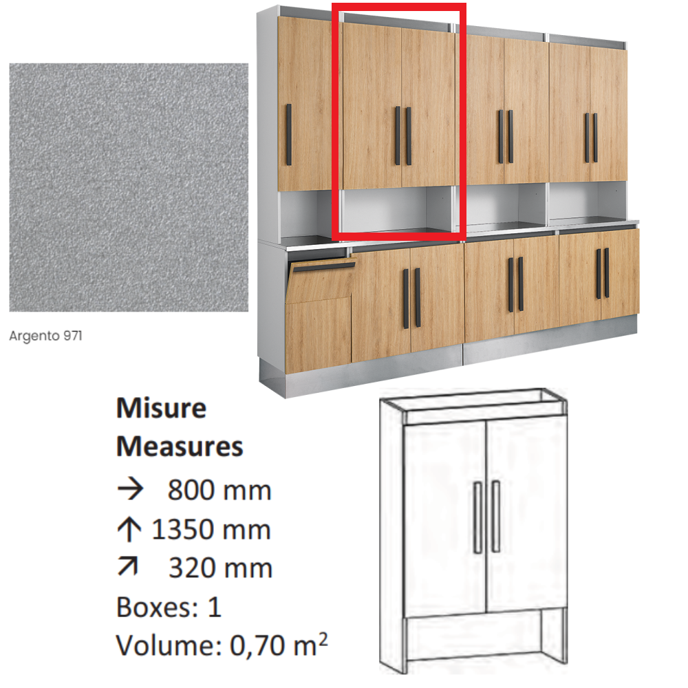 AGV GV DESIGN 425419 SERVIMOB DISPLAY E MOBILE DI SERVIZIO