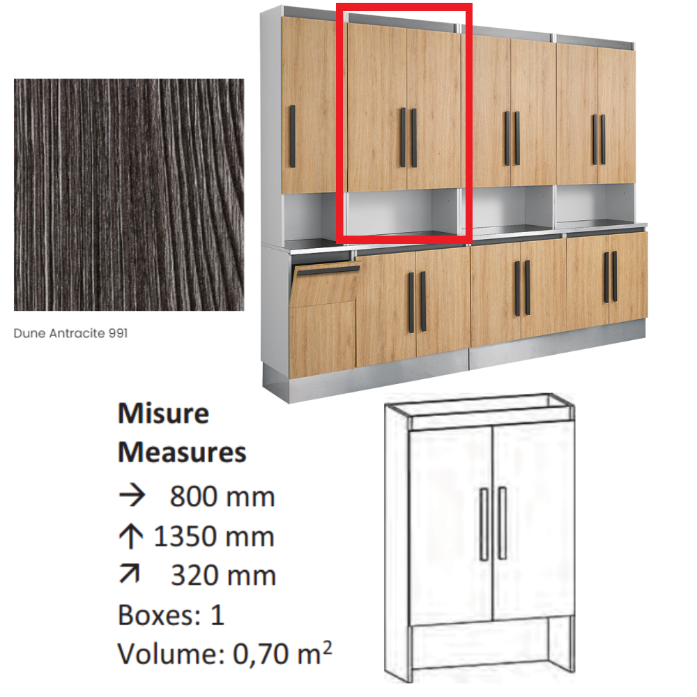 AGV GV DESIGN 425446 SERVIMOB DISPLAY E MOBILE DI SERVIZIO
