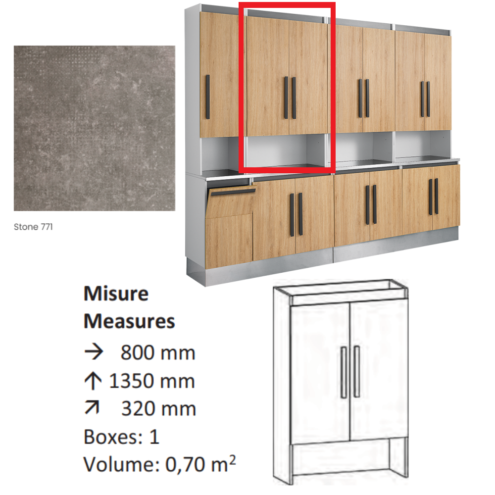 AGV GV DESIGN 425487 SERVIMOB DISPLAY E MOBILE DI SERVIZIO