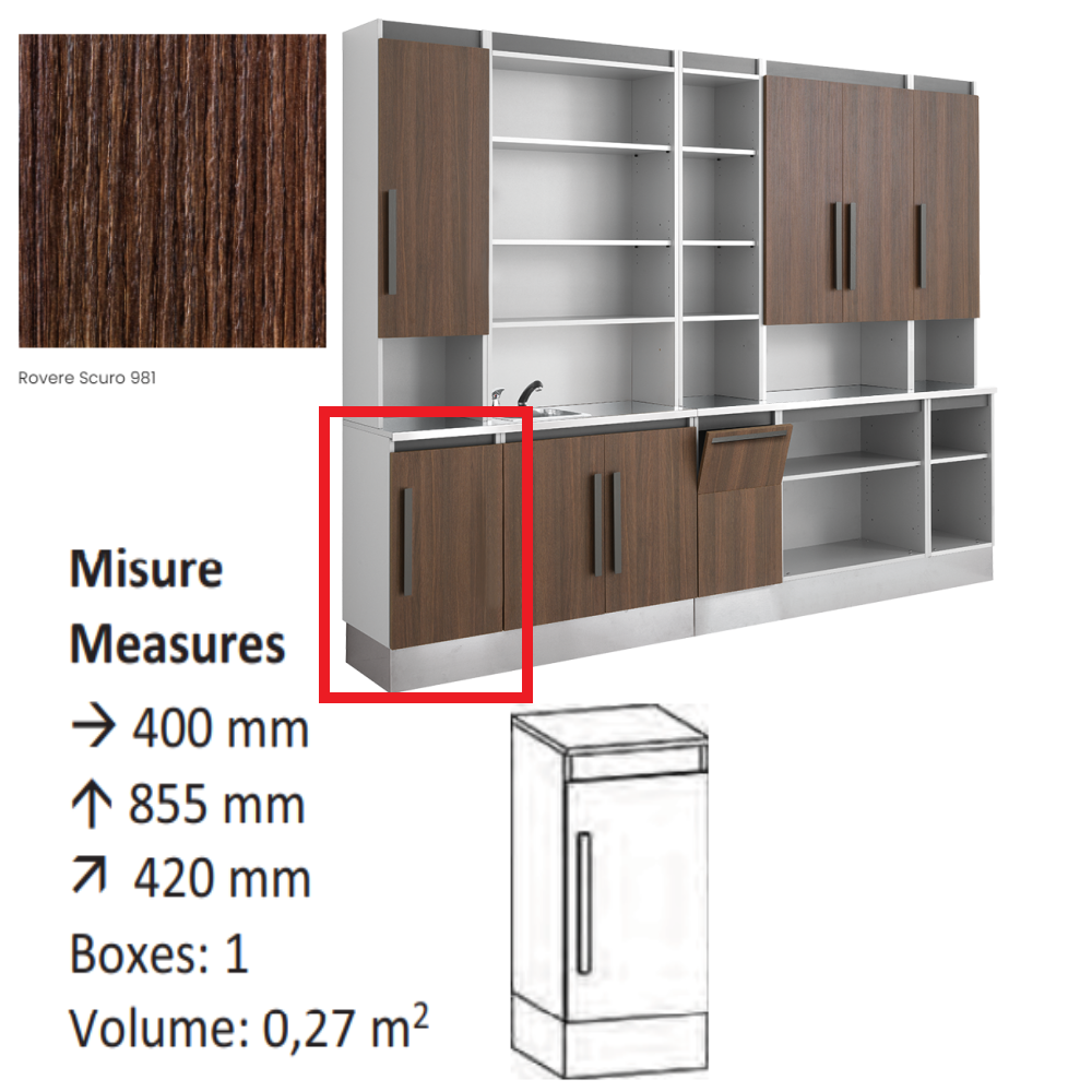 AGV GV DESIGN 425648 SERVIMOB DISPLAY G MOBILE DI SERVIZIO