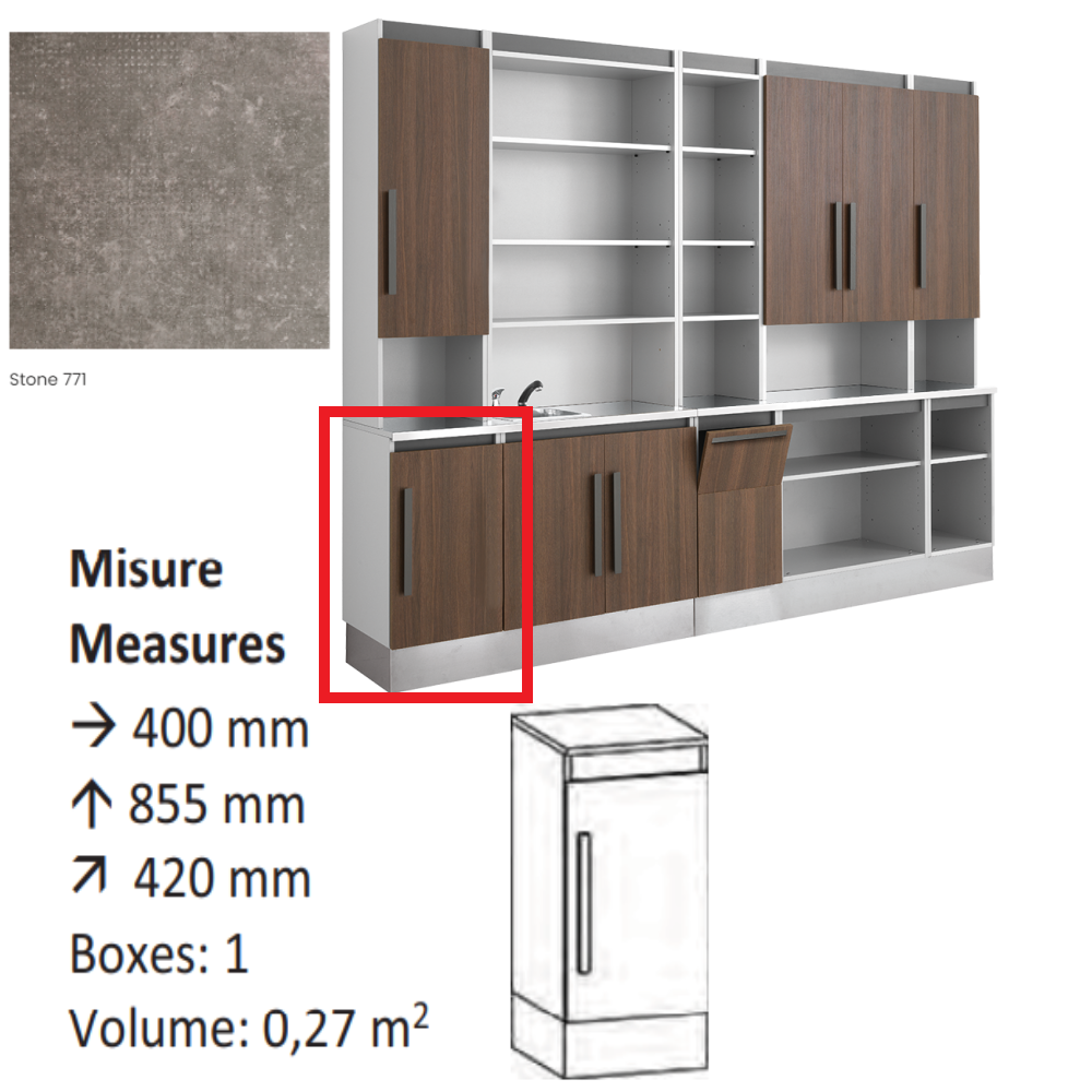 AGV GV DESIGN 425687 SERVIMOB DISPLAY G MOBILE DI SERVIZIO