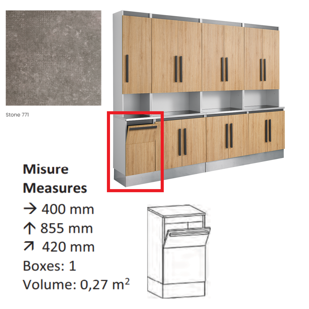 AGV GV DESIGN 425787 SERVIMOB DISPLAY H MOBILE DI SERVIZIO
