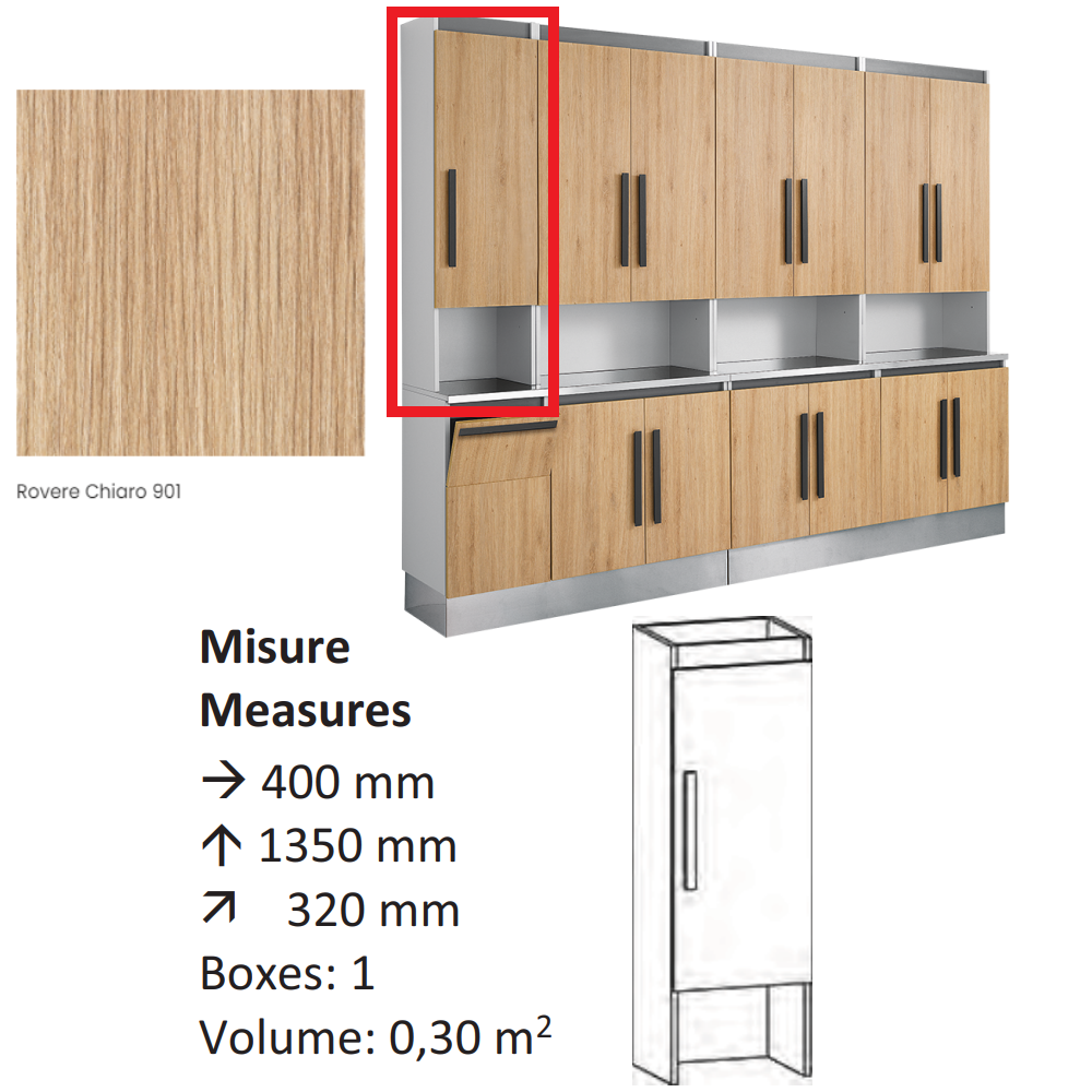 AGV GV DESIGN 425948 SERVIMOB DISPLAY L MOBILE DI SERVIZIO