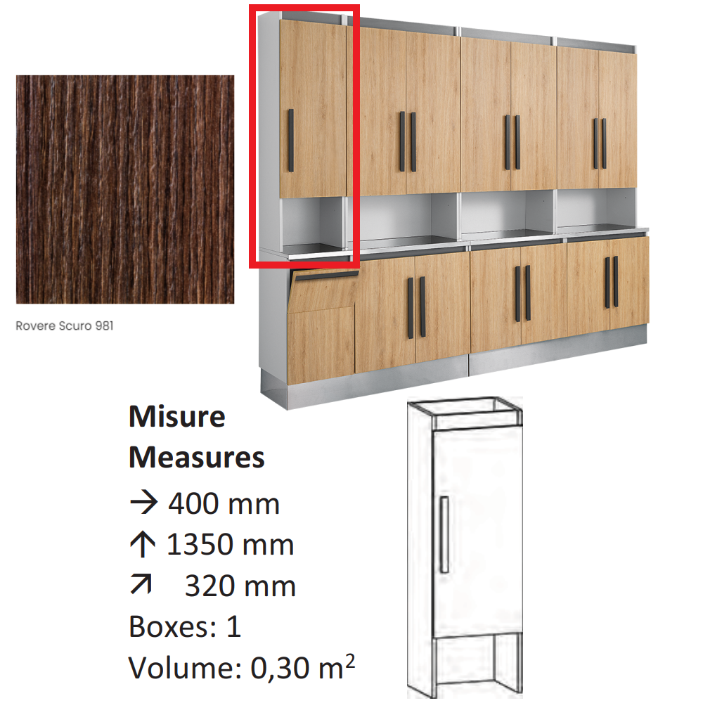 AGV GV DESIGN 425949 SERVIMOB DISPLAY L MOBILE DI SERVIZIO