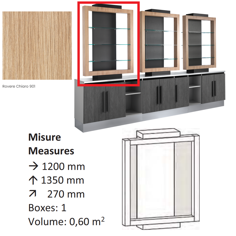 AGV GV DESIGN 427648 SERVIMOB DISPLAY P MOBILE DI SERVIZIO
