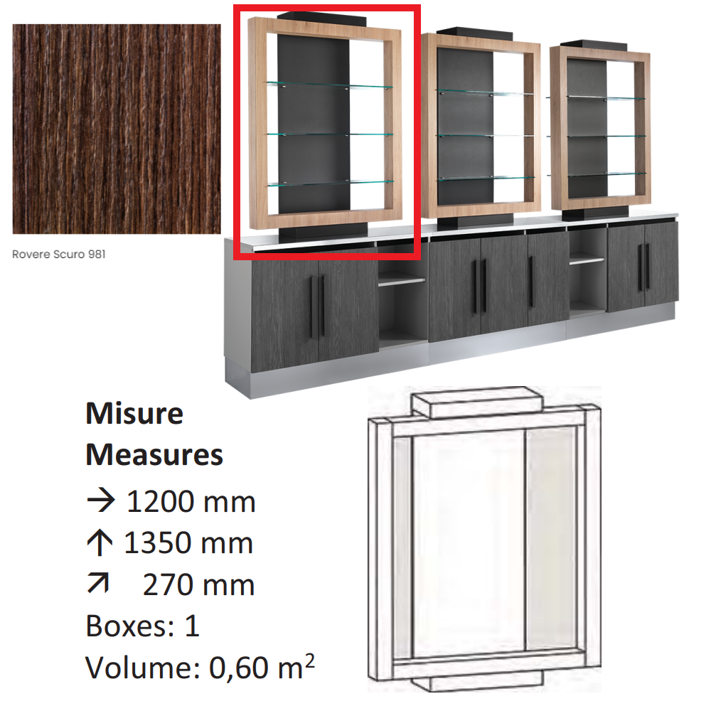 AGV GV DESIGN 427649 SERVIMOB DISPLAY P MOBILE DI SERVIZIO