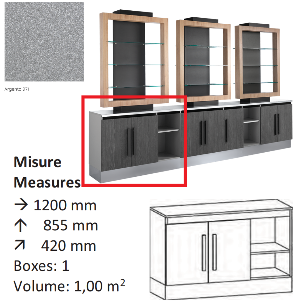 AGV GV DESIGN 427719 SERVIMOB DISPLAY R MOBILE DI SERVIZIO