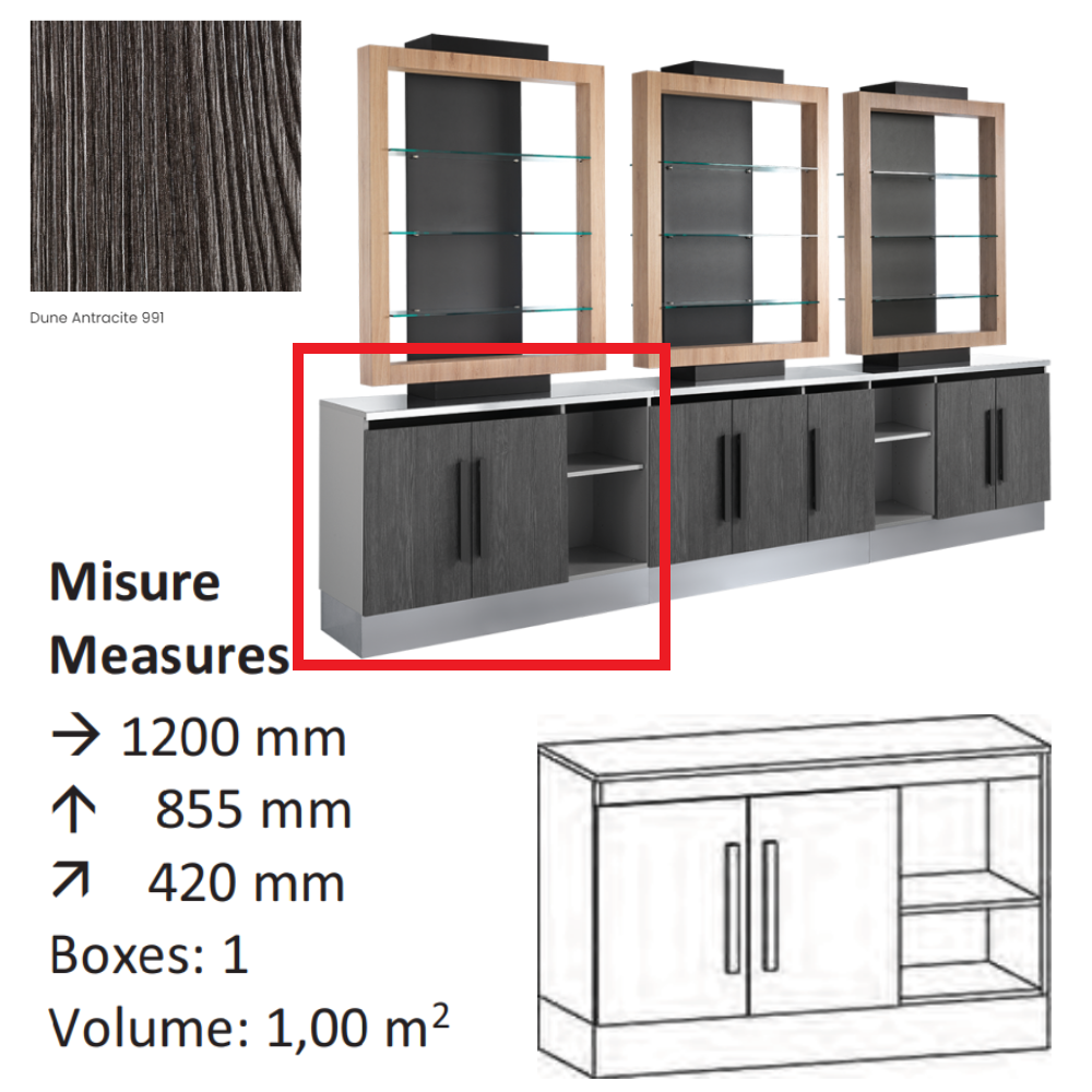 AGV GV DESIGN 427746 SERVIMOB DISPLAY R MOBILE DI SERVIZIO