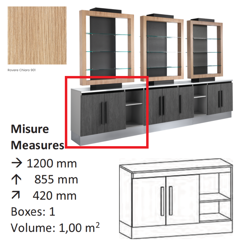 AGV GV DESIGN 427748 SERVIMOB DISPLAY R MOBILE DI SERVIZIO