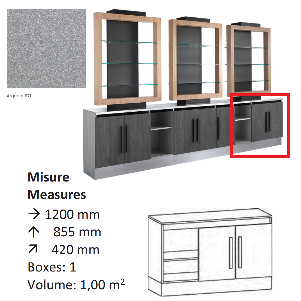AGV GV DESIGN 427819 SERVIMOB DISPLAY T MOBILE DI SERVIZIO
