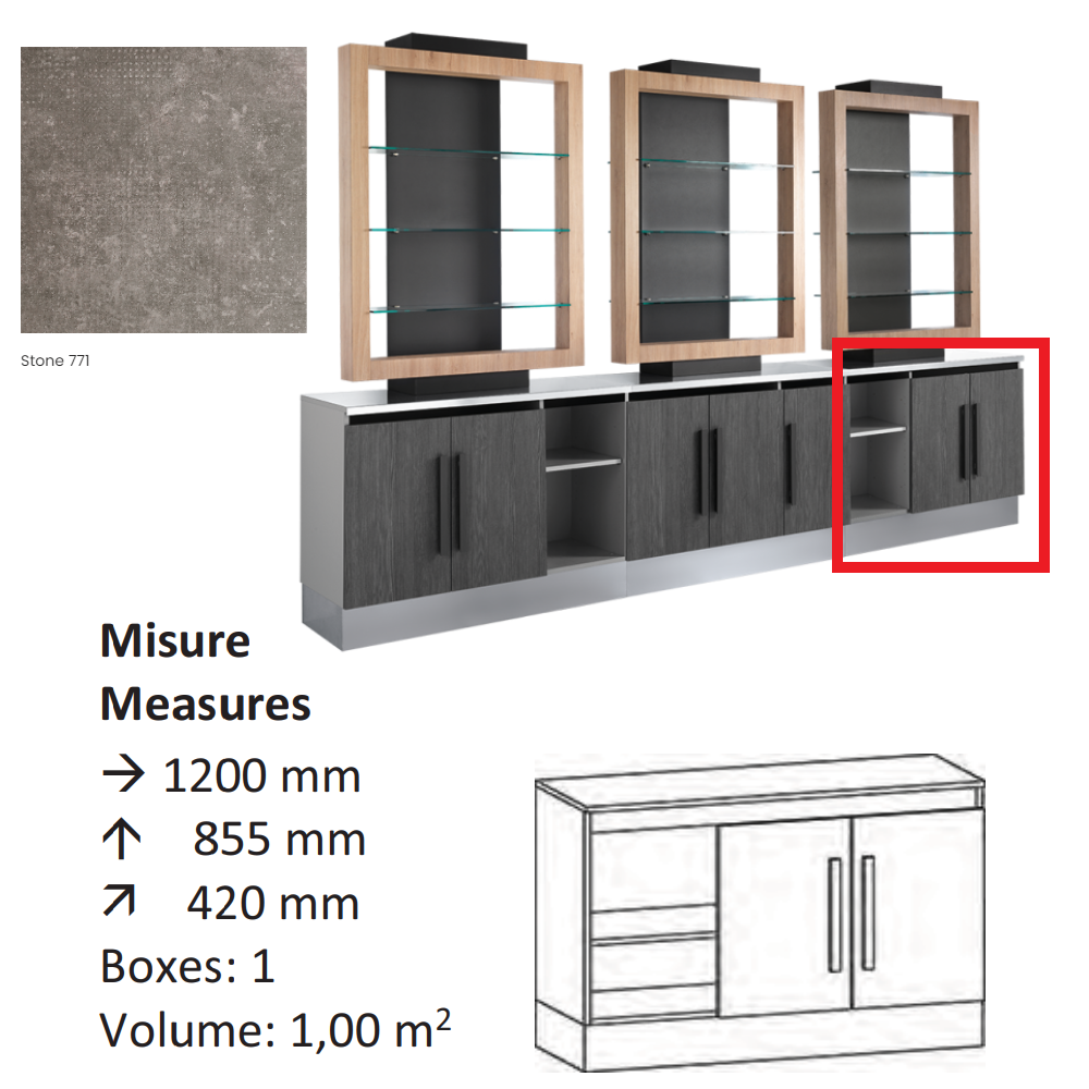 AGV GV DESIGN 427887 SERVIMOB DISPLAY T MOBILE DI SERVIZIO