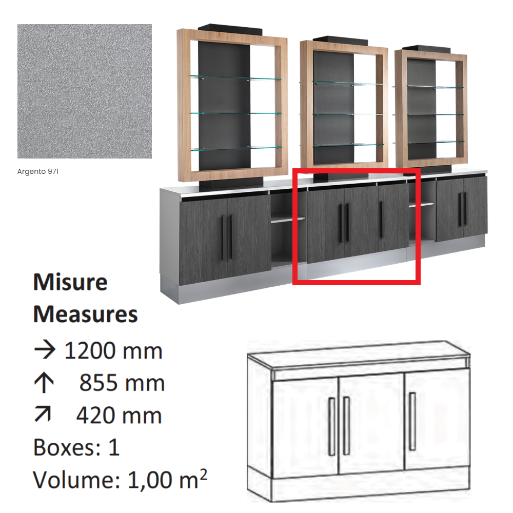 AGV GV DESIGN 427919 SERVIMOB DISPLAY U MOBILE DI SERVIZIO
