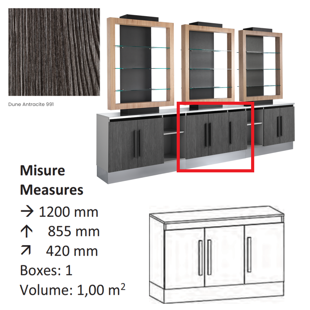 AGV GV DESIGN 427946 SERVIMOB DISPLAY U MOBILE DI SERVIZIO