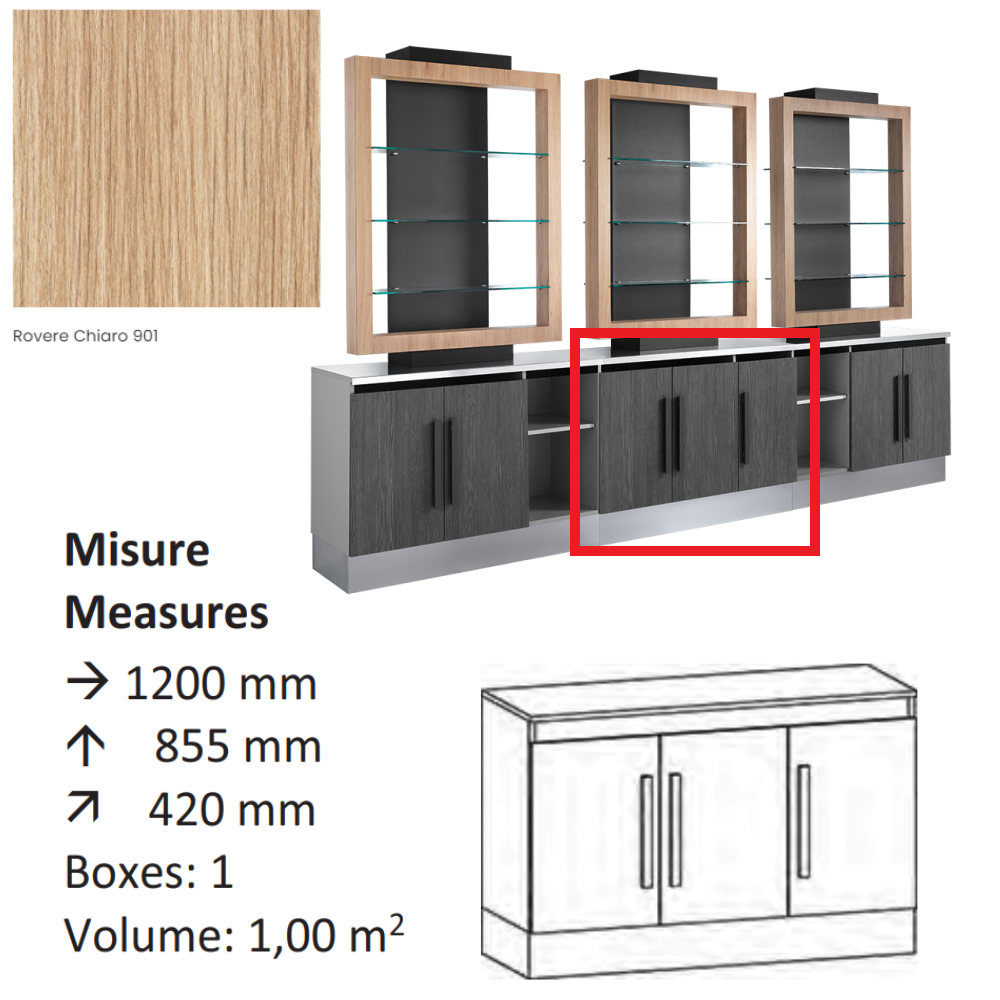 AGV GV DESIGN 427948 SERVIMOB DISPLAY U MOBILE DI SERVIZIO