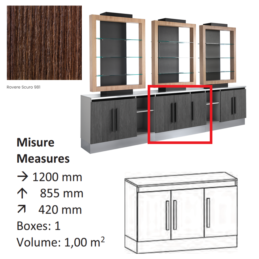 AGV GV DESIGN 427949 SERVIMOB DISPLAY U MOBILE DI SERVIZIO