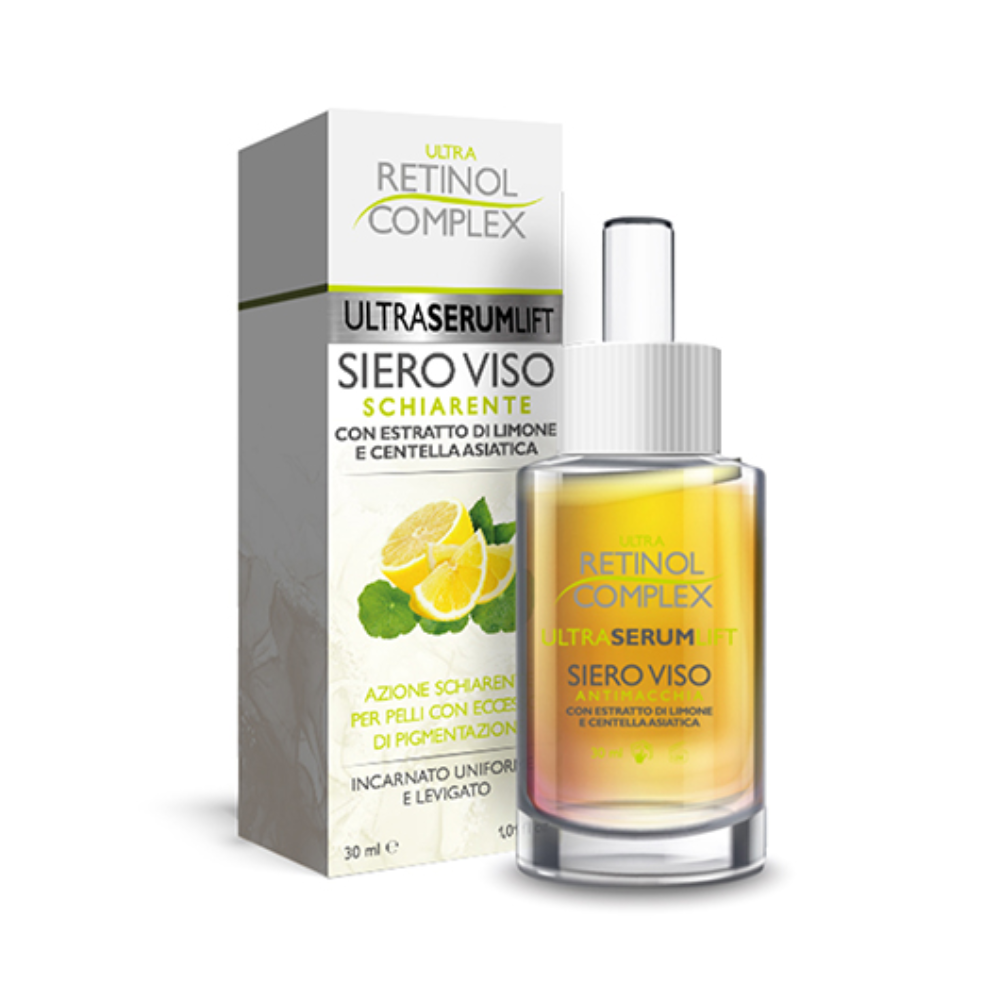 RETINOL COMPLEX SIERO VISO SCHIARENTE LIMONE E CENTELLA ASIATICA 30ML 225