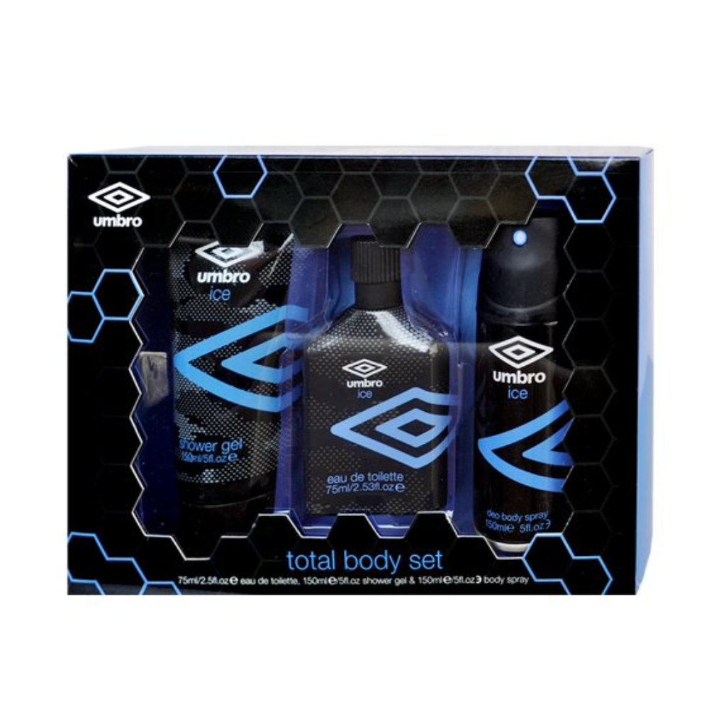 UMBRO ICE UOMO CONF. GEL DOCCIA 160ML+EDT 75ML+DEO SPRAY 150ML CS2385