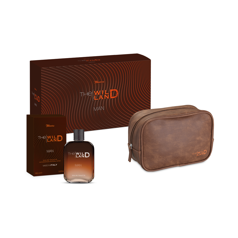 MORRIS THE WILD LAND MAN CONF. EDT 100ML + POCHETTE CUOIO