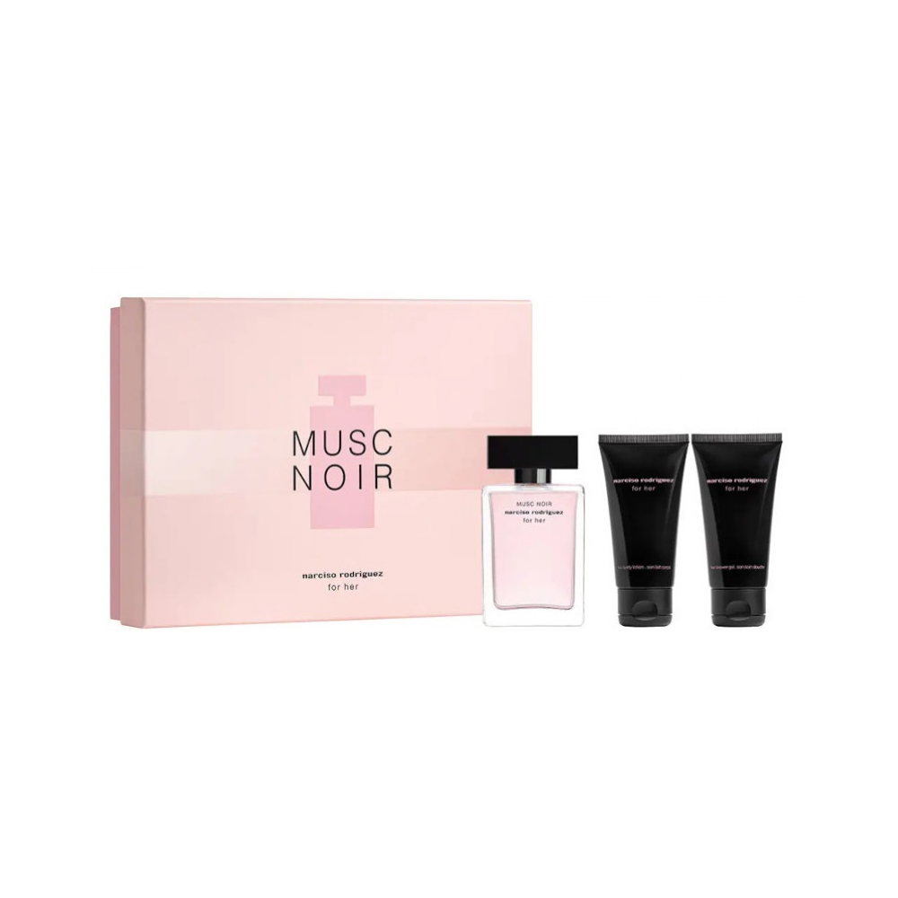 NARCISO RODRIGUEZ MUSC NOIR FOR HER CONF. EDP 50ML+LATTE CORPO 50ML+GEL DOCCIA 50ML
