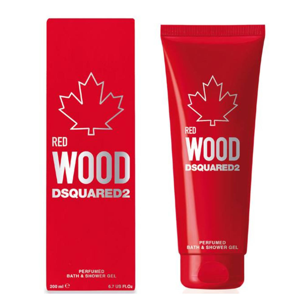 DSQUARED2 WOOD RED PERFUMED BATH & SHOWER GEL 200ML