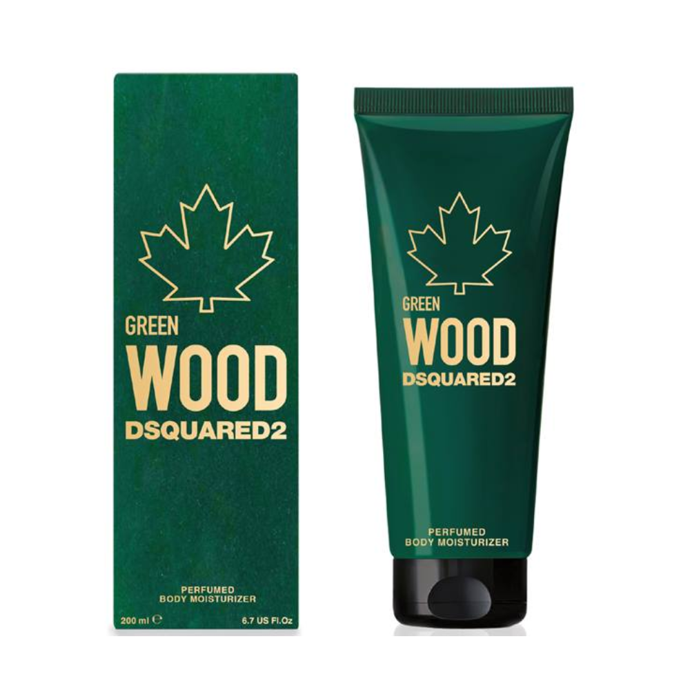 DSQUARED2 WOOD GREEN PERFUMED BODY MOISTURISER 200ML