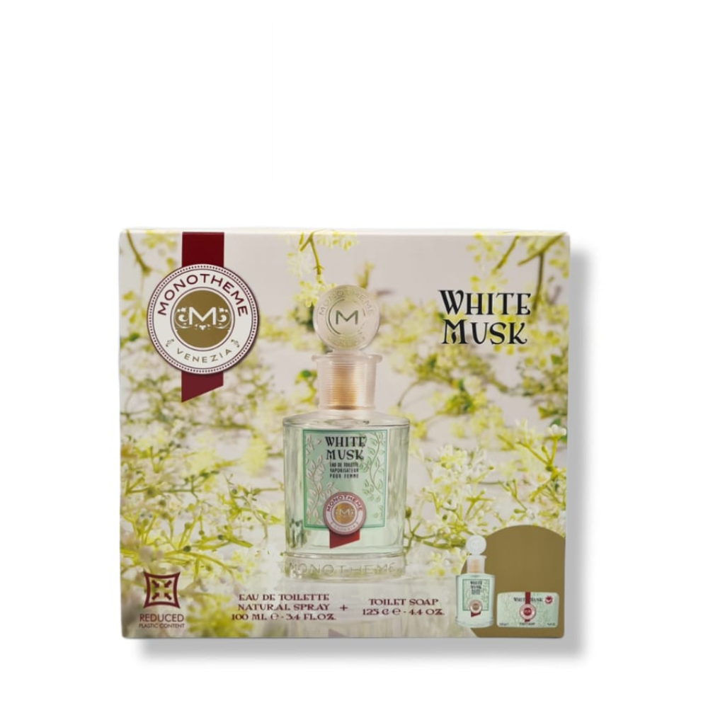 MONOTHEME WHITE MUSK CONF. EDT 100ML+SAPONE SOLIDO 125ML 199456