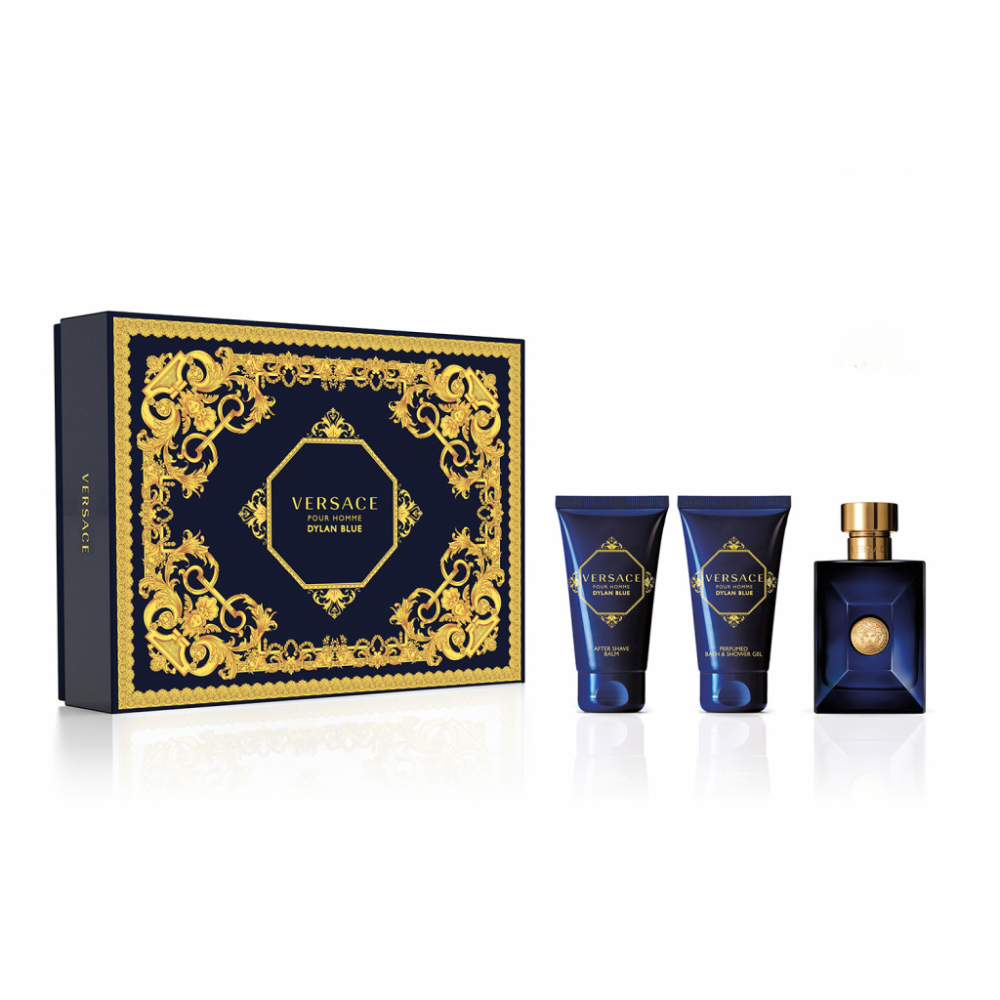 VERSACE DYLAN BLUE POUR HOMME CONF. EDT 50ML+AFTER SHAVE 50ML+SHOWER GEL 50ML 7210673
