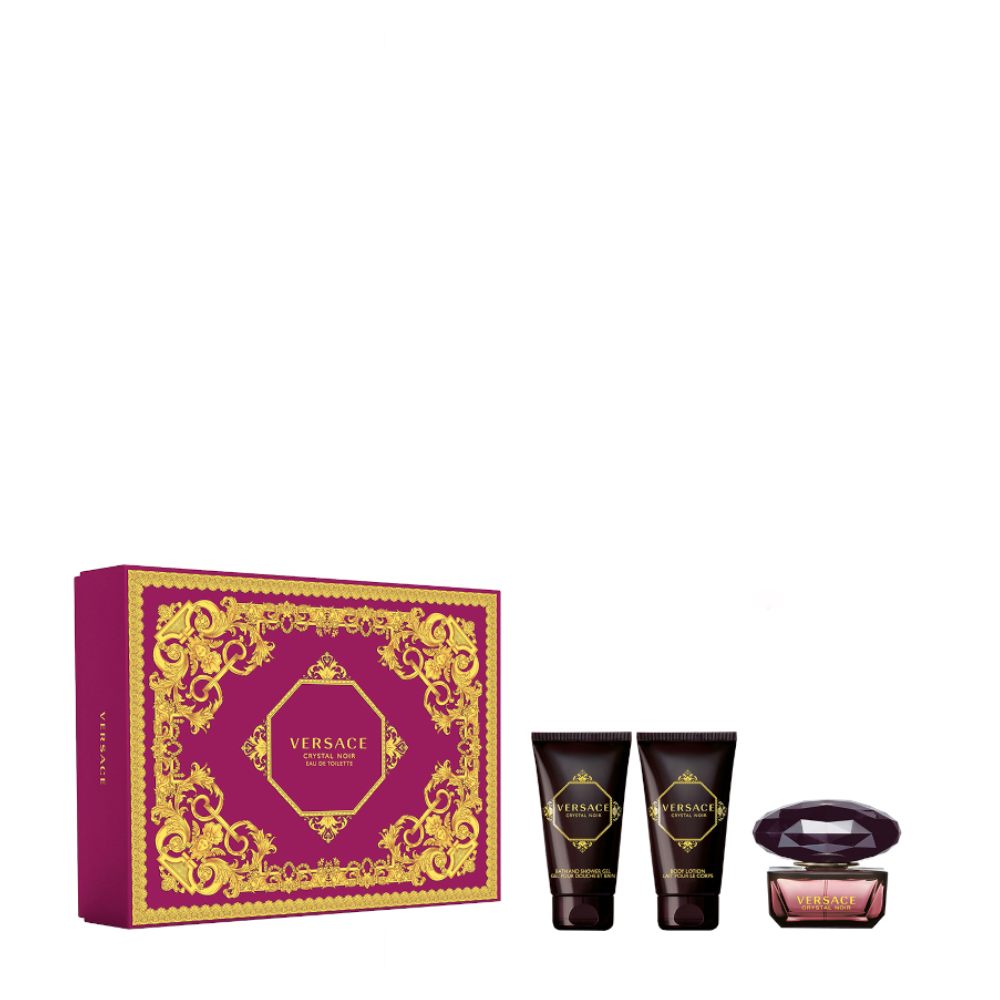 VERSACE CRYSTAL NOIR CONF. SHOWER GEL 50ML+BODY LOTION 50ML+EDT 50ML 070673