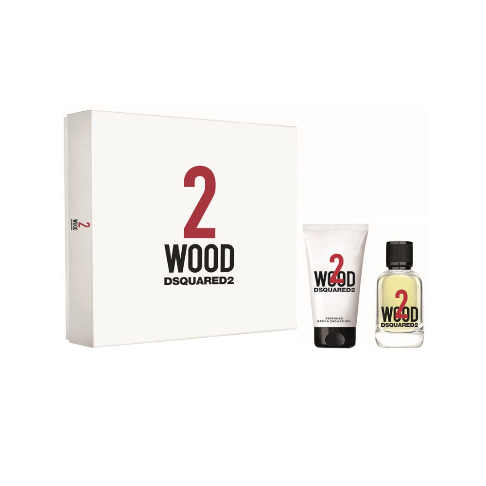 DSQUARED2 WOOD CONF. SHOWER GEL 50ML+ EDT 30ML