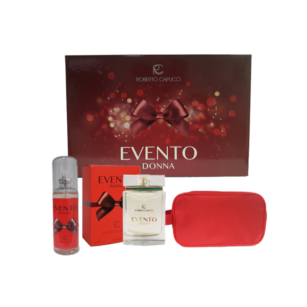 ROBERTO CAPUCCI EVENTO DONNA CONF. EDP 100+DEO SPRAY 120ML+BORSELLO CAP88