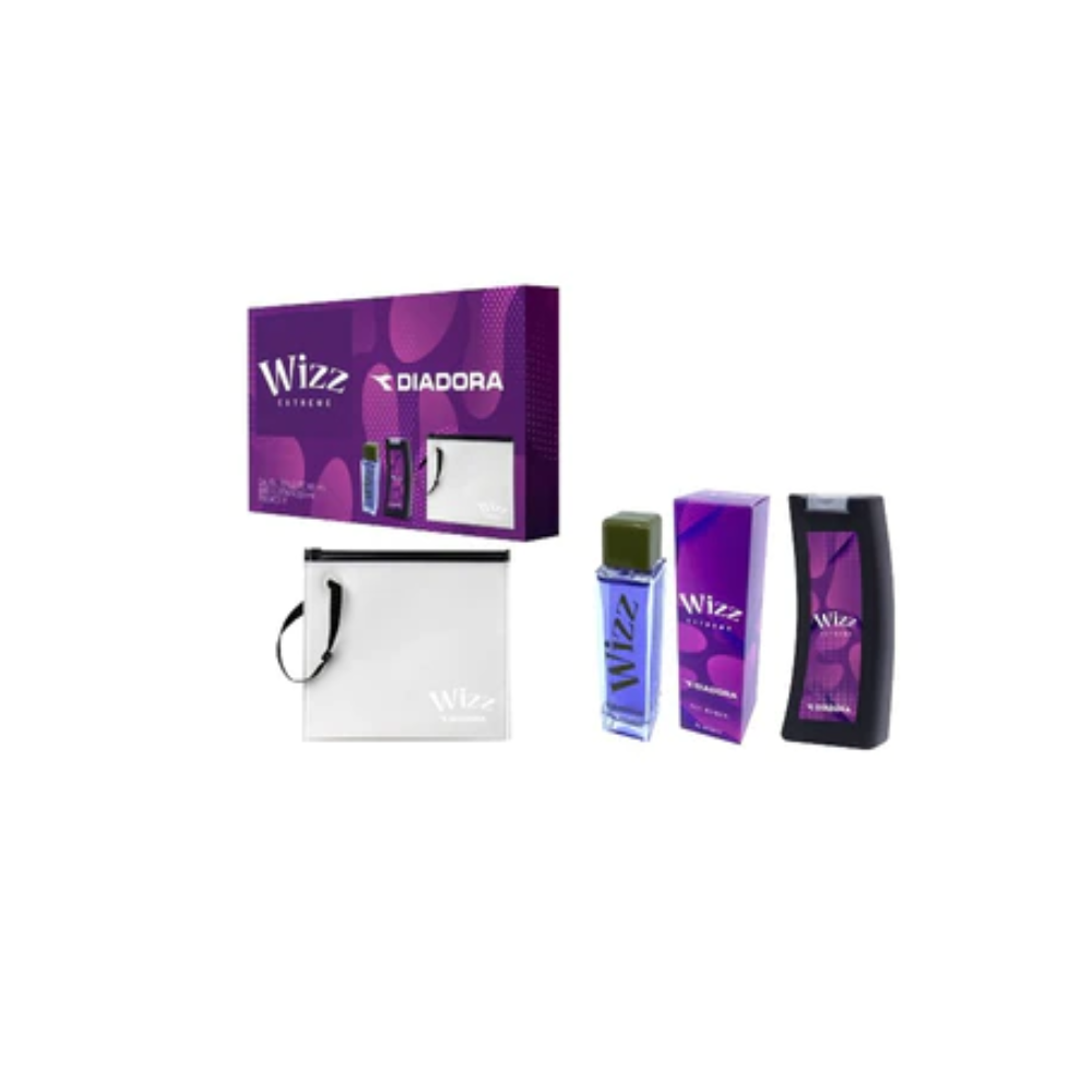 DIADORA WIZZ EXTREME CONF. EDT 100ML+LOZIONE CORPO 250ML+POCHETTE DIA219