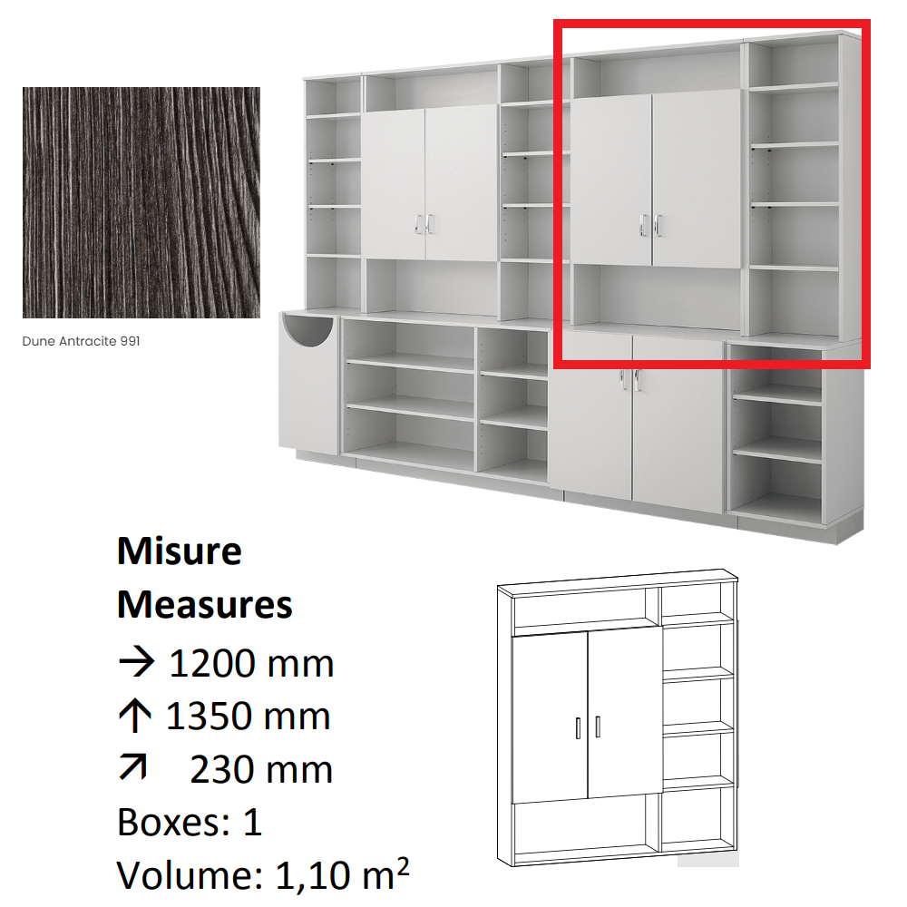 AGV DIFFUSION 434246 PAK ALTO 3 ANTRACITE 991
