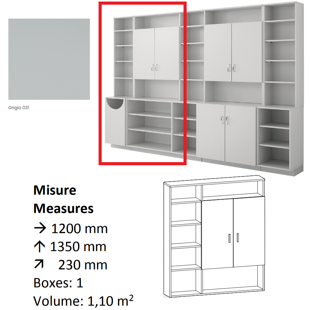 AGV DIFFUSION 434350 PAK ALTO 4 GREY 031