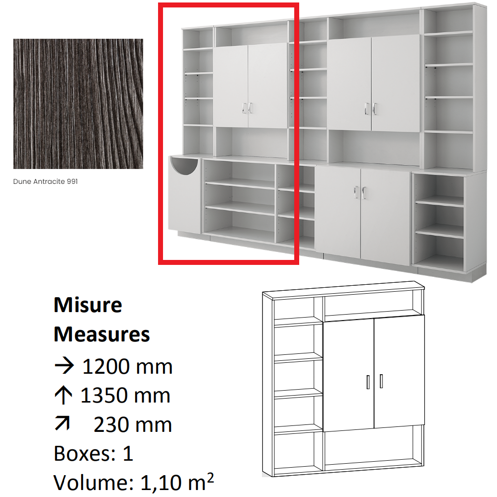 AGV DIFFUSION 434346 PAK ALTO 4 ANTRACITE 991