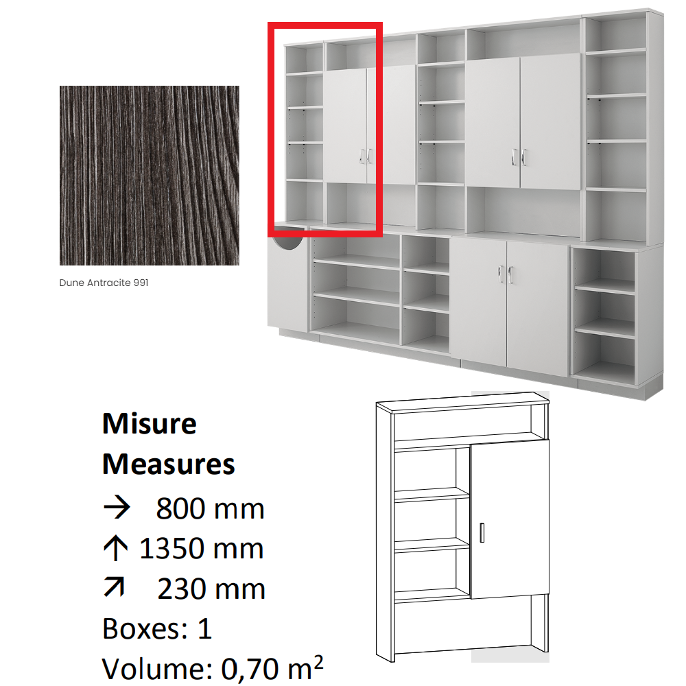 AGV DIFFUSION 435246 PAK ALTO 13 ANTRACITE 991