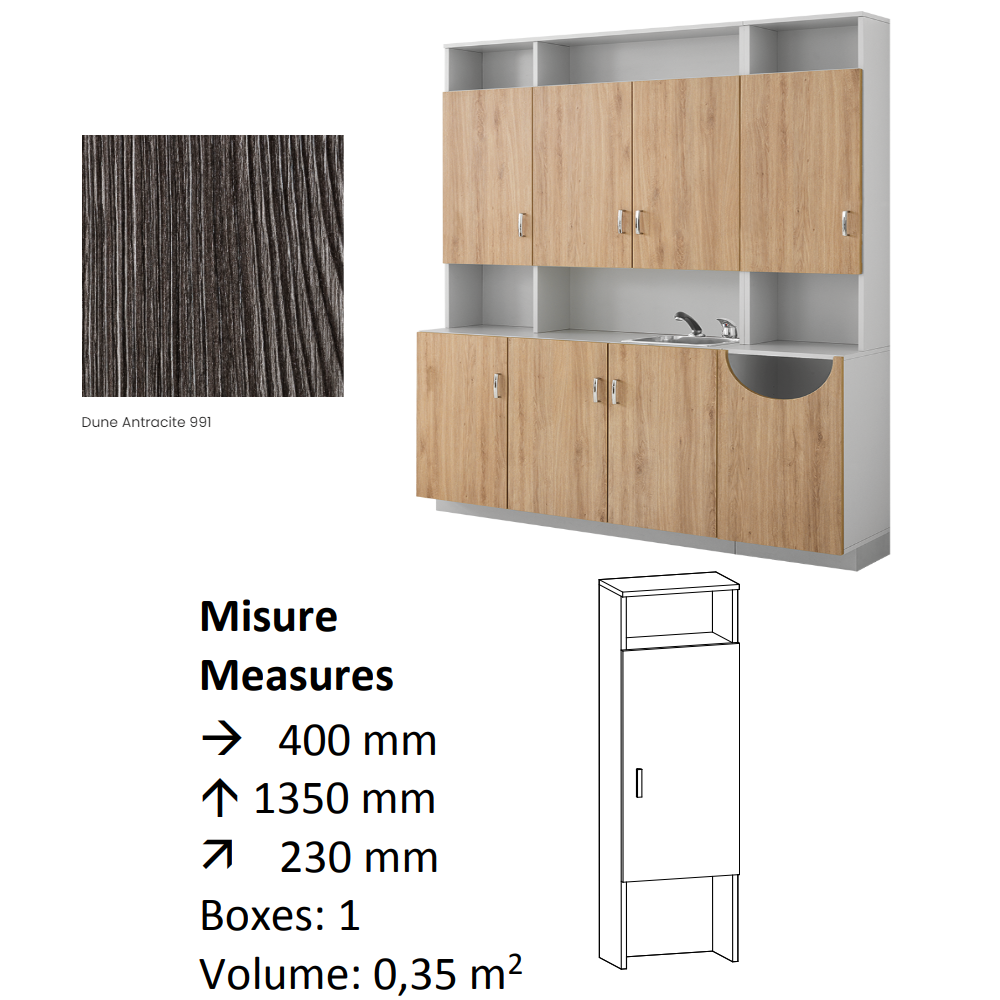 AGV DIFFUSION 435346 PAK ALTO 14 ANTRACITE 991
