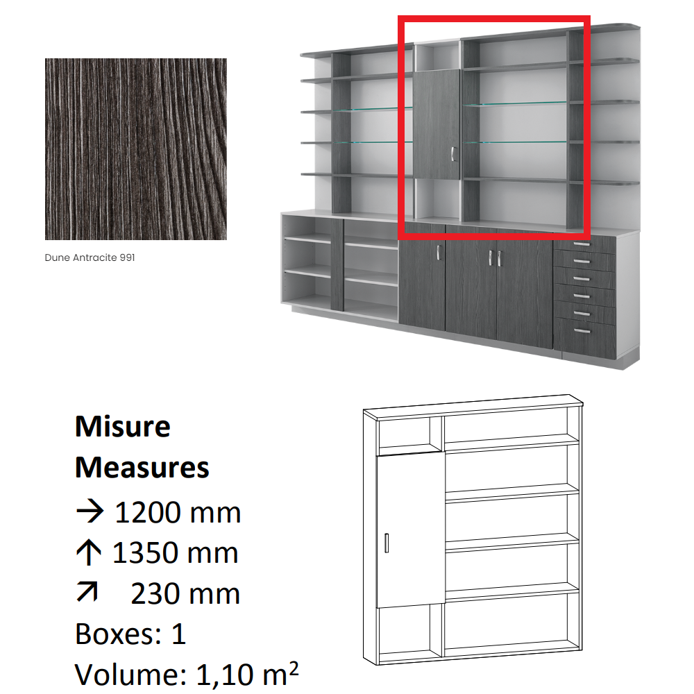AGV DIFFUSION 436446 PAK PENSILE 5 ANTRACITE 991