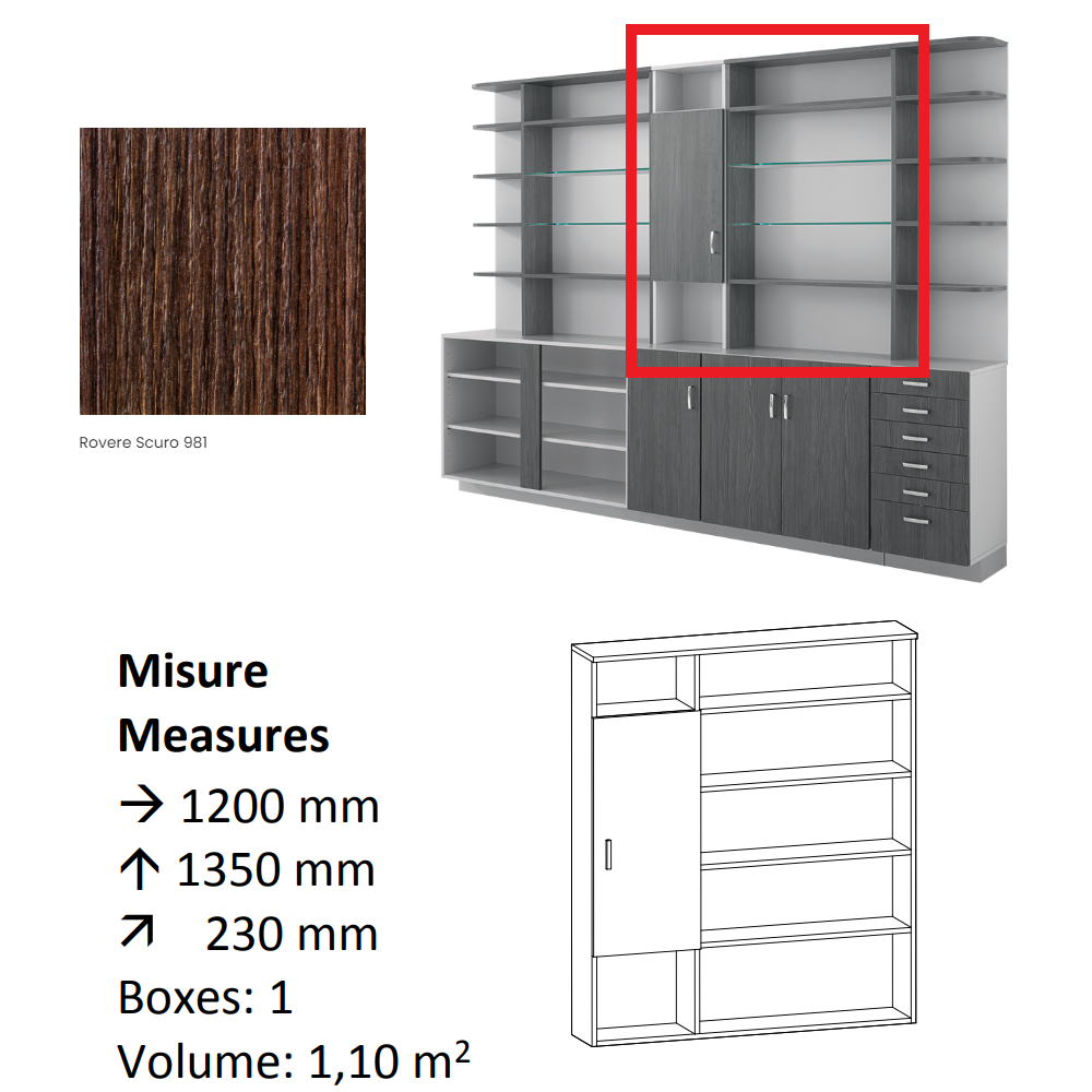 AGV DIFFUSION 436449 PAK PENSILE 5 ROVERE 981