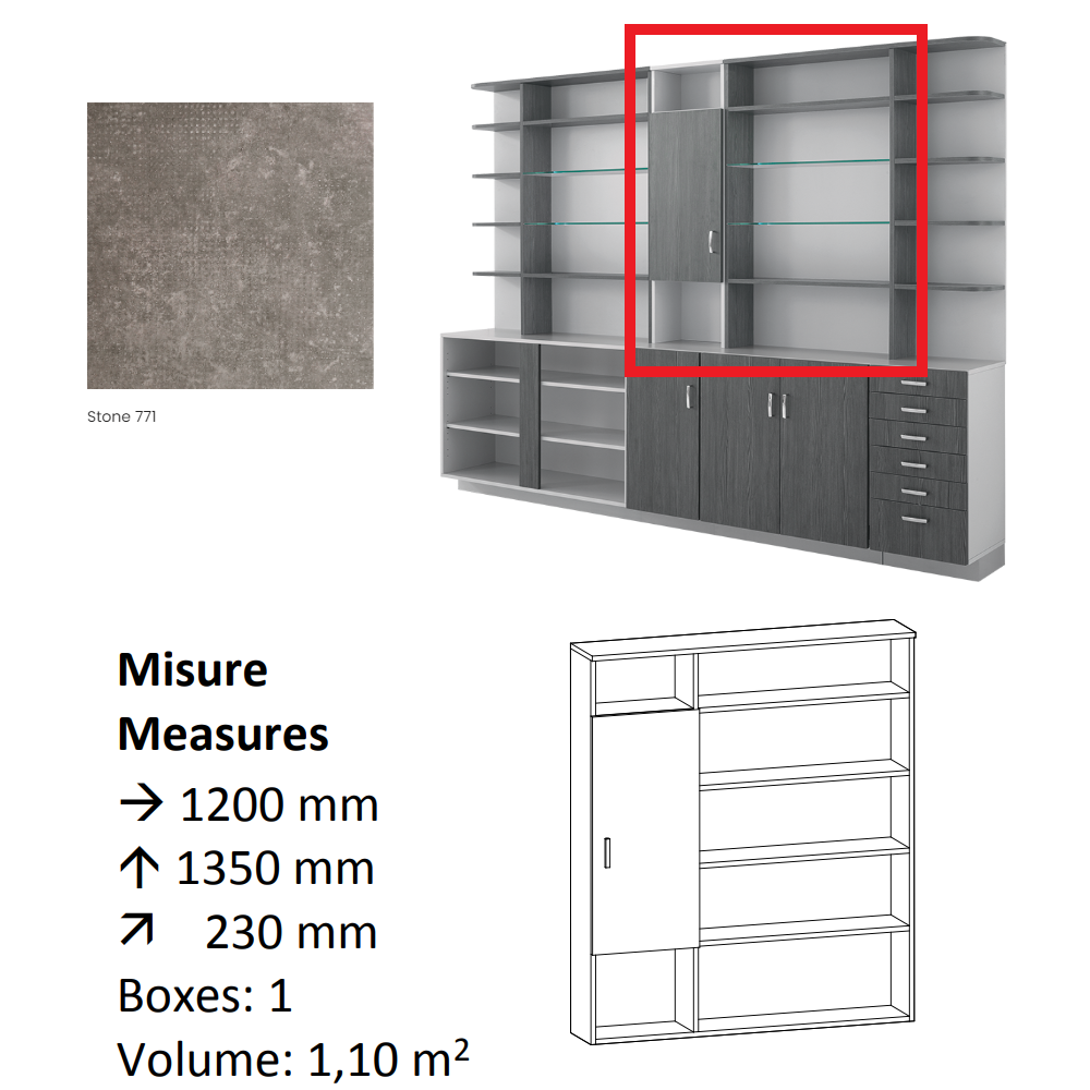 AGV DIFFUSION 436487 PAK PENSILE 5 STONE 771