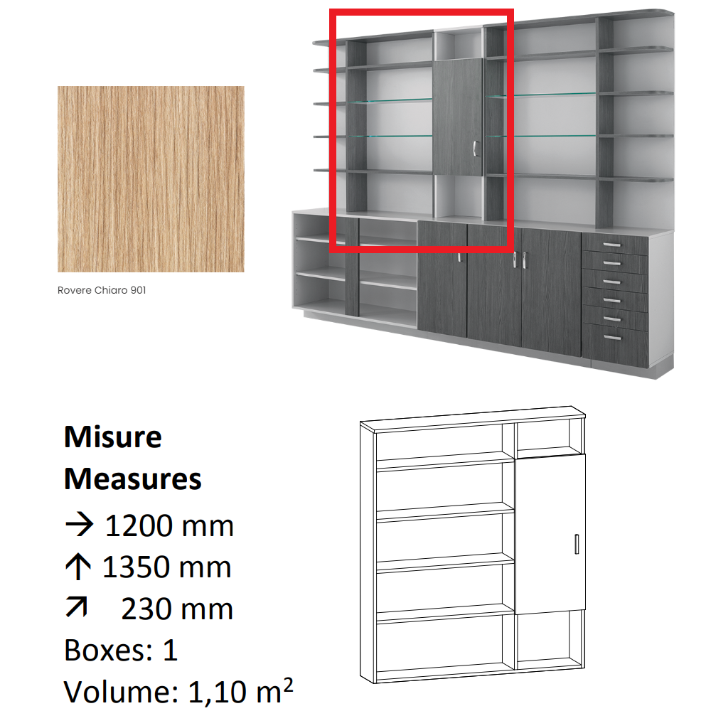 AGV DIFFUSION 436548 PAK PENSILE 6 ROVERE 901