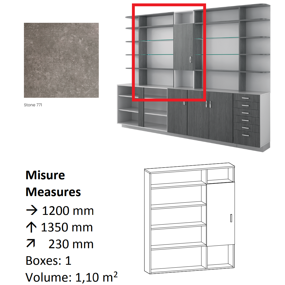 AGV DIFFUSION 436587 PAK PENSILE 6 STONE 771