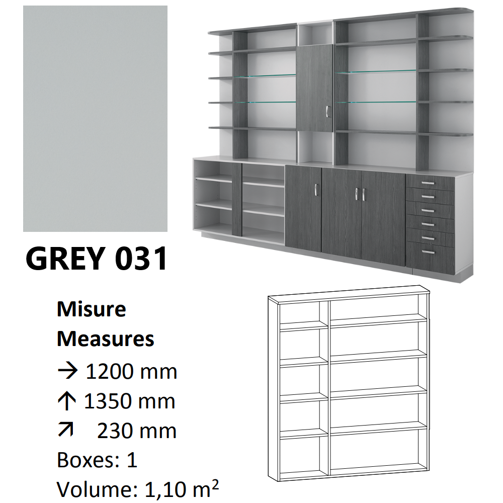 AGV DIFFUSION 436600 PAK PENSILE 7 GREY 031